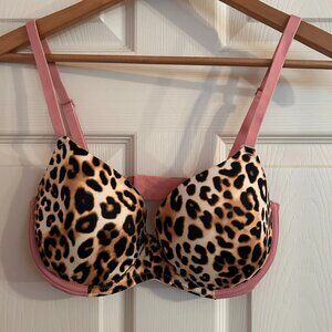 32DD Leopard Print Wear Everywhere Lightly Lined Vicotria's Secret Bra